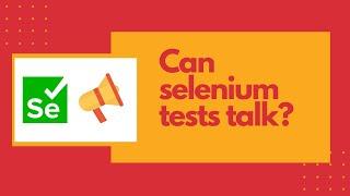 Audio logger for selenium tests | Fun with selenium | TestNinja