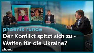 phoenix runde: Der Konflikt spitzt sich zu - Waffen für die Ukraine?