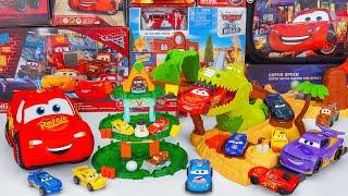 Disney Pixar Cars Unboxing Review | Lightning McQueen | Disney Pixar Car Dinosaur Playground Playset