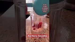 Make a #smoothie with me! #redberry #strawberry #rasberry #banana #smoothierecipes