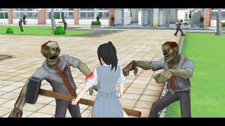 Playing zombie mode High School Simulator 2019