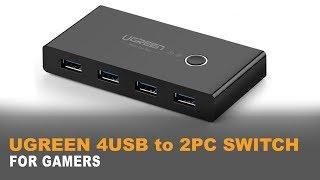  UGREEN 4 PORT USB 3 Sharing Switch | THE "FOR GAMERS" TEST | 4K