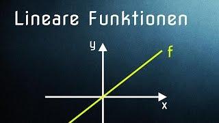 Lineare Funktionen - Sehr einfache Einführung