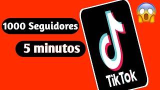 Como conseguir 1000 seguidores en tiktok en 5 minutos || cómo conseguir 1000 fans en tiktok