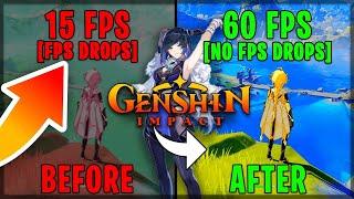 Genshin Impact - How to BOOST FPS, Increase performance & fix lag for all PC *EASY GUDE* 2023