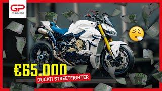  Building a 1OF1 € 65.000,- DUCATI STREETFIGHTER V4S 2024 with € 33.710,- in MODS! CARBON BLUE 