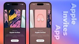 Apple Invites App OnBoarding UI - Infinite ScrollView - Text Renderer - Animations - SwiftUI