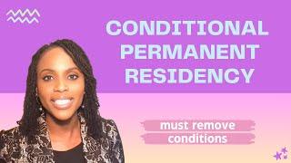 CONDITIONAL PERMANENT RESIDENCY