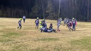 11/9/2022 - PGCBGC Playoffs 10U Glenarden Bulldogs vs. LBE Knights - #1 QB Keilan Smith, Final 19-0