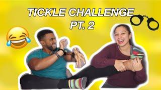 TICKLE CHALLENGE PT. 2 WITH HANDCUFFS!! COUPLES EDITION