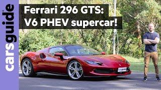 Ferrari 296 GTS 2024 review: Hi-po plug-in hybrid V6 supercar sets sights on McLaren Artura Spider!