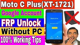 Motorola Moto C Plus XT1721 FRP Unlock Or Google Account Bypass