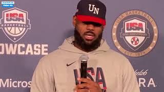 LeBron James with high praise for South Sudan and Royal Ivey after tonights TeamUSA's win in London