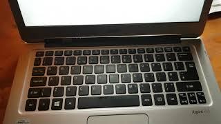 Acer Aspire S3 laptop white screen repair -How to fix white screen on a laptop