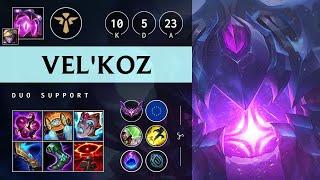 Vel'Koz Support vs Leona: Killing spree - EUW Master Patch 14.18