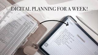 I Tried Digital Planning for a Week | Digital planning pros and cons + Free planner options!