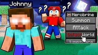 Playing As HEROBRINE To Troll My Friend in Minecraft…