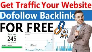 How to get traffic to your website for free ( Dofollow backlink ) website traffic kaise badhaye