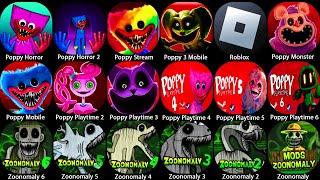 Poppy Playtime 2 Mobile,Poppy Playtime 3,Poppy 4,Zoonomaly Roblox,Zoonomaly Mobile,Poppy Horror 1 2