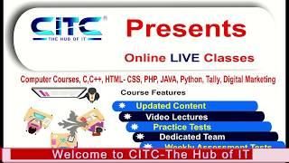 Online Computer Courses with CITC | Access online  Computer Basics, Digital Marketing, Java etc.