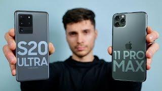 Samsung Galaxy S20 Ultra vs iPhone 11 Pro Max!