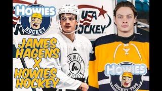 Exclusive: James Hagens Talks Hockey, Goals, and Joining Howies