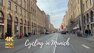 Cycling in Munich - Berg am Laim to Nymphenburg Palace  - 4K HDR