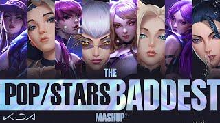 THE BADDEST x POP/STARS - K/DA Mashup ft (G)I-DLE, Madison Beer, Jaira Burns, Wolftyla & Bea Miller