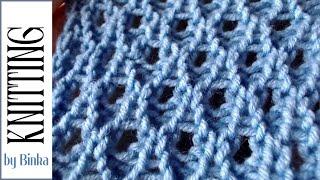 [Bulgarian] How to knit. An original knitting lace pattern.
