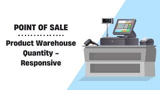 POS Product Warehouse Quantity - Responsive Odoo