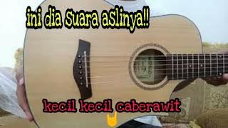 Suara asli gitar Original Cowboy jw 120 na ukuran 3/4