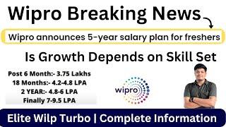 Wipro 5-YEAR Salary Plan For Freshers | Breaking NEWS Elite Wilp Turbo | Incentive | On which Basis