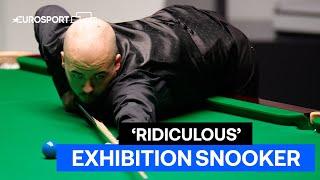 Brecel's 'Ridiculous' Exhibition Snooker Wows The Crucible Crowd! | Eurosport Snooker