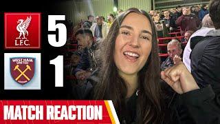 GAKPO & ENDO WERE BRILLIANT! | Liverpool 5-1 West Ham | Chloe’s Match Reaction