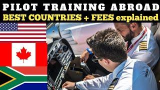 BEST COUNTRIES FOR PILOT TRAINING ABROAD & FEES | Pilot Training Tamil |