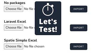 Speed Test: Laravel CSV Export/Import Large Files in 3 Ways