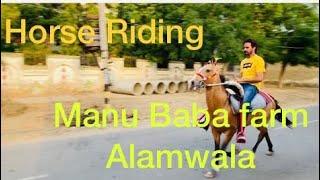 Horse  Riding Manu Sekhon BaBa Farm Alamwala