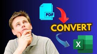 convert PDF to Excel in Seconds