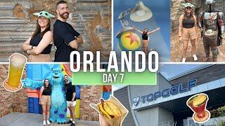 Hollywood Studios, Ogas Cantina, TOPGOLF & Target | Walt Disney World Day 7