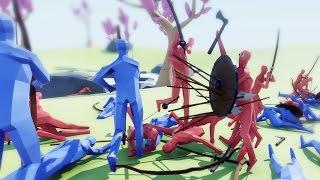 Totally Accurate Battle Simulator - All Out Wars! - Shieldmen OP! - TABS Gameplay Highlights