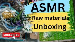 ASMR unboxing new raw materials ️|silk thread bangles material #youtube #getmoreviews #rawmaterial