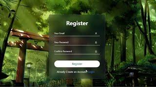 How To Create A Website With Login And Register | React, Vite, and Tailwind CSS.