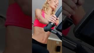 Female on Gym Bike Doing Cardio Exercise #shorts #exercise #fitness