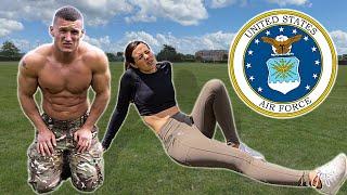 We tried the US Airforce Fitness Test without practice