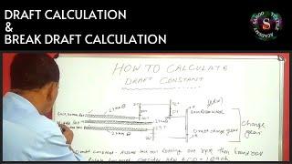 Draft constant and break draft constant calculation