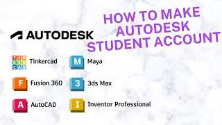 How to make Autodesk Student Account | Educational Access