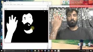 Hand gesture (finger counting) opencv