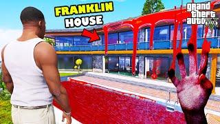 Franklin Trapped Inside His Evil Haunted House In GTA 5 | SHINCHAN and CHOP