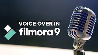 Voice Over aufnehmen | Filmora9 Tutorial