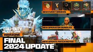 NEW Archies Festive Frenzy BROKEN, NEW Operator Bundles, & FINAL UPDATE PATCH NOTES! (Black Ops 6)